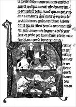 Histoire d'Outremer par Guillaume de TYr, St-Jean-d'Acre, vers 1275-1291 : Mort de Foulques à la chasse