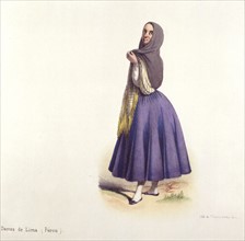 Blanchard, Ladies' dress from Lima