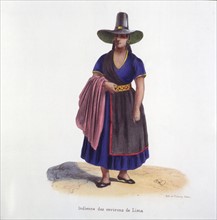 Blanchard, Indian woman from the Lima area