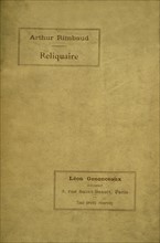 Cover of "Reliquaire" by Arthur Rimbaud