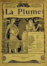 Couverture du journal "La plume", 1895