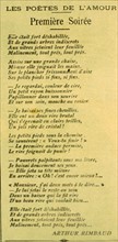 Poem : "Première soirée" by Arthur Rimbaud