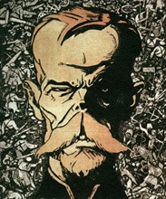 Galantara, caricature: "The Insensitive" (Tsar Nicholas II)