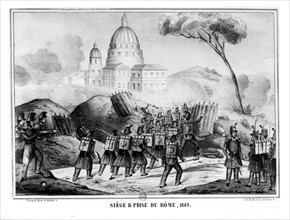 Italian Expedition, Siege and capture of Rome