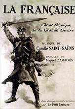 La Française, chant héroïque de la Première Guerre Mondiale, Musique de Camille Saint-Saëns