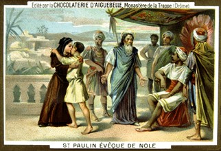 Publicité pour le chocolat d'Aiguebelle, Massacre d'Arménie par les Turcs en 1894-1896