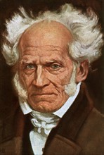 Portrait of Arthur Schopenhauer (1788-1860), postcard