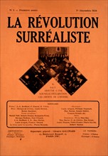 Cover of the first issue of "La révolution Surréaliste"
(The surrealist revolution)