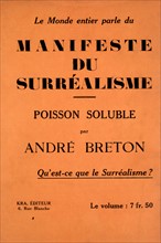 Couverture de l'ouvrage d'André Breton : "Qu'est-ce que le surréalisme ?"