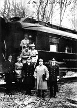 L'armistice signé à Rethondes le 11 novembre 1918