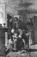 Adrien-Emmanuel Marie, Gravure "l'enfant avait reçu deux balles dans la tête" in "La République Illustrée", 26 février 1881