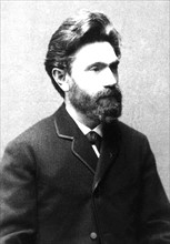 Auguste Bebel (1840-1913), homme politique allemand. Un des fondateurs du parti social-démocrate