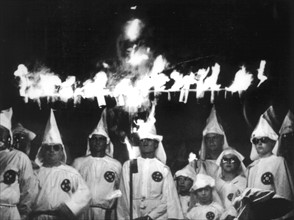 Manifestation du Ku Klux Klan