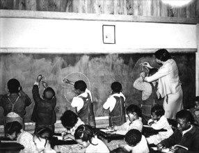Ecole pour enfants Noirs aux Etats-Unis au temps de la ségrégation