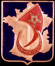 World War II. Insignia of the Africa commandos