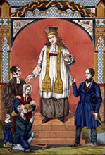 Imagerie Pellerin, Epinal : Saint Yves of Treguier, patron saint of lawyers