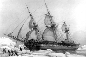 Paysage polaire, in "Voyage au Pôle sud et dans l'Océanie"