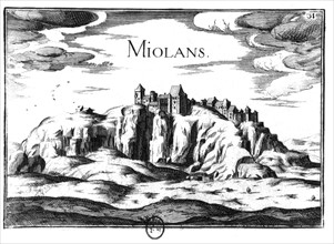 Miolans castle (Sade was imprisoned there on December 9, 1772 and escaped on April 30, 1773)