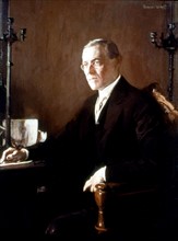 Portrait of President Thomas Woodrow Wilson