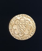 Gold ecu of Louis IX (St. Louis, 1226-1270)