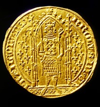 Gold medal of Charles V the Wise (1338-1380)