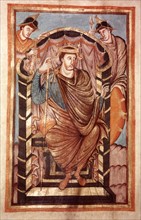 Lothaire's gospel. Lothaire I (795-855), Holy Roman Emperor (840-855)