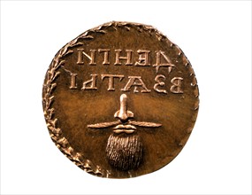 Peter the Great of Russia, Copper token allowing to wear the beard