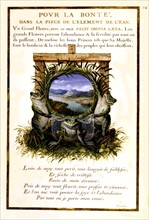 Jacques Bailly, Devises pour les tapisseries du roy où sont représentées les quatre éléments et les quatre saisons de l'année 1663-1664