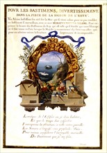 Jacques Bailly
Mottos for the king's tapestries, where the four elements and the four seasons of year 1663-1664 are represented