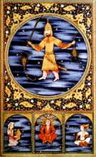 Matali el saadet, de Mehmed Ibn Emir Hasan El-Suudi, Traité d'astrologie et de divination. Le scorpion