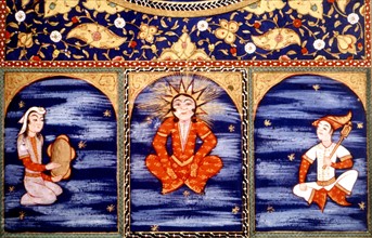 Matali el saadet, de Mehmed Ibn Emir Hasan El-Suudi, Traité d'astrologie et de divination. Le scorpion (détail)