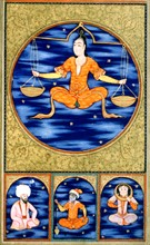 Matali el saadet, de Mehmed Ibn Emir Hasan El-Suudi, Traité d'astrologie et de divination. La balance