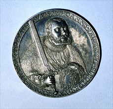 John Frederick, elector of Saxony (1503-1554), Silver medal by Han Reinhart the Eldest
