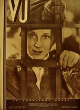 Cover of the newspaper 'Vu', actress Diana Wynyard