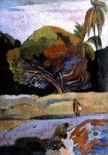 Gauguin, Femme près d'une rivière