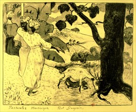 Gauguin, Pastoral in Martinique