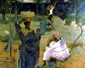 Gauguin, Fruits gatherers in Martinique Island