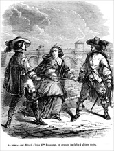 Les trois mousquetaires, Madame Bonacieux et Lord Buckingham