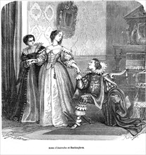 Les trois mousquetaires, Anne d'Autriche et Lord Buckingham