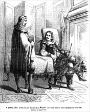 Les trois mousquetaires, Le cardinal de Richelieu et Louis XIII