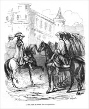 Les trois mousquetaires, Louis XIII passe en revue les mousquetaires