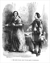 Les trois mousquetaires, D'Artagnan et le cardinal de Richelieu