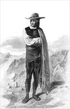 Le comte de Monte-Cristo. Gravure de Gavarni. Fernand