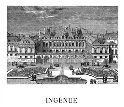 Illustration for the novel 'Ingénue'