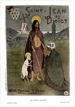 Affiche publicitaire de Moreau-Nelaton pour Saint-Jean du Doigt en Bretagne