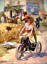 Advertising poster for de Dion-Bouton automobiles