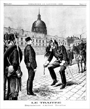 Dégradation d'Alfred Dreyfus, 1895