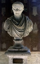 Bust of emperor Tiberius