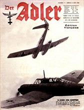 German propaganda newspaper in French: "Der Adler", 1942