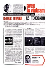 Guerre du Vietnam. Journal "Avec le Viênam", 1968
